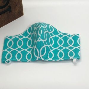 Teal Handmade Face Mask ~New!